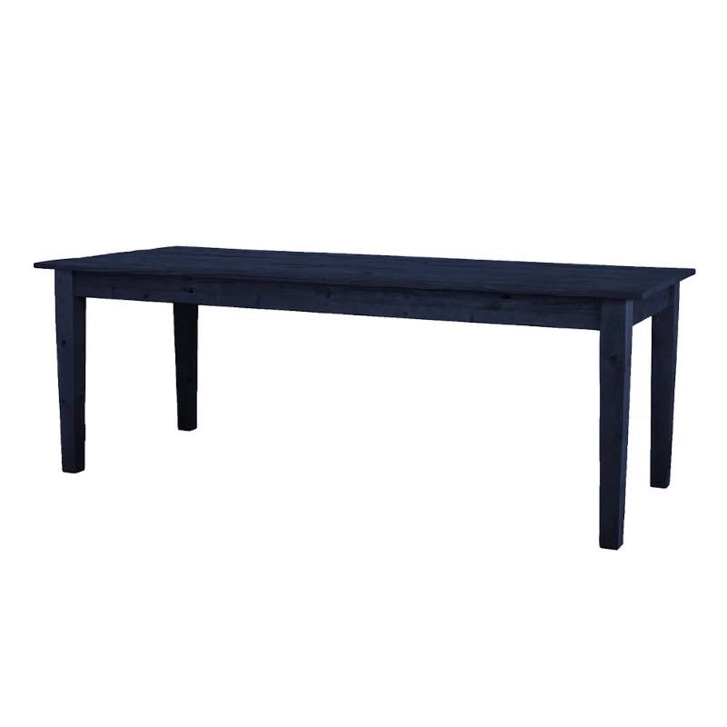 Reclaimed Wood Provence Farm Table, 7ft - Navy